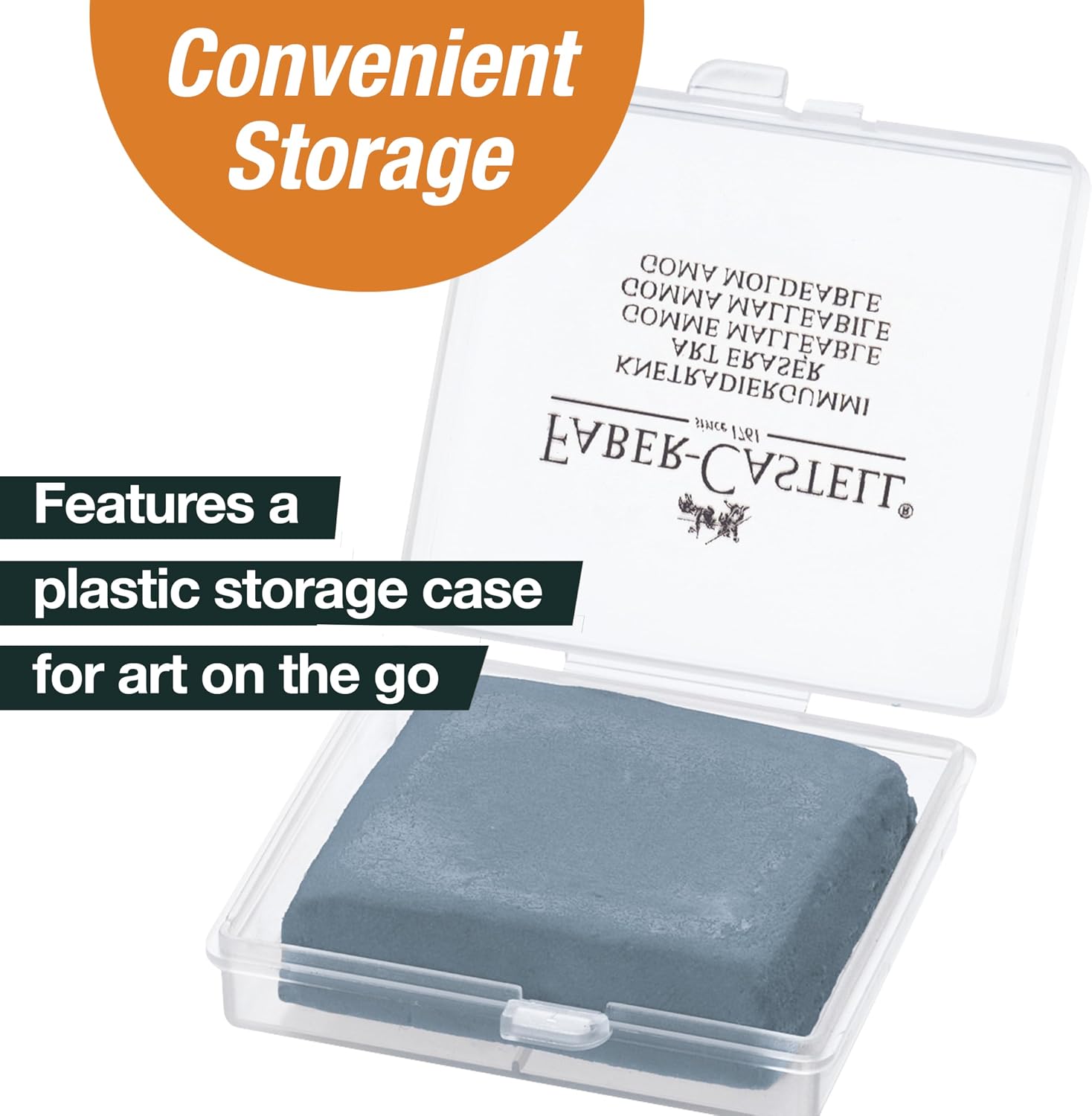 Faber-Castell Erasers - Drawing Art kneaded Erasers. Large Size Grey - 4 Pack - Image 7