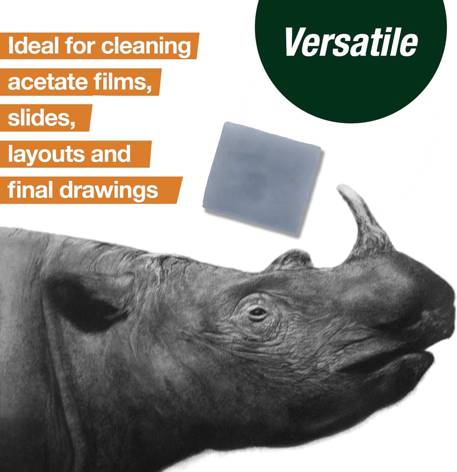 Faber-Castell Erasers - Drawing Art kneaded Erasers. Large Size Grey - 4 Pack - Image 5
